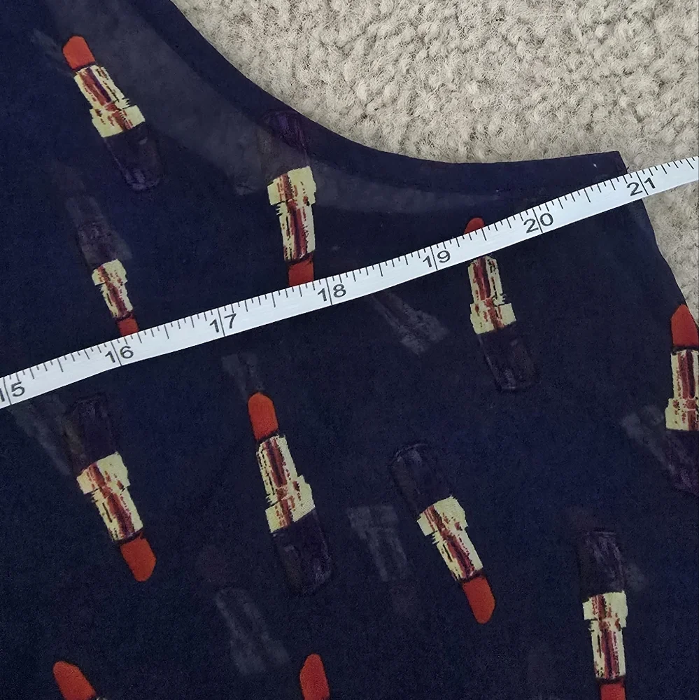 Eva Mendez NY And Company Navy Lipstick Skirt And Top Set - Picture 6 of 9